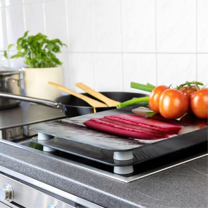 WENKO 2521496100 - Liesitason suojakansi 52x30 cm monivärinen/harmaa/läpinäkyvä