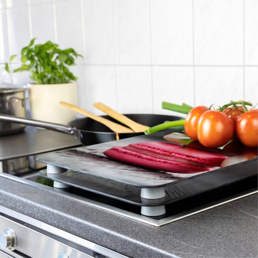 WENKO 2521496100 - Liesitason suojakansi 52x30 cm monivärinen/harmaa/läpinäkyvä