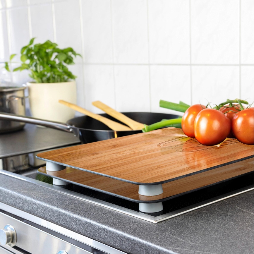 WENKO 2521497100 - Liesisuojus 52x30 cm monivärinen/harmaa/läpinäkyvä