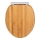 WENKO 25224100 - WC-istuin BAMBOUSA 34,5x40,5 cm ruskea/hopea
