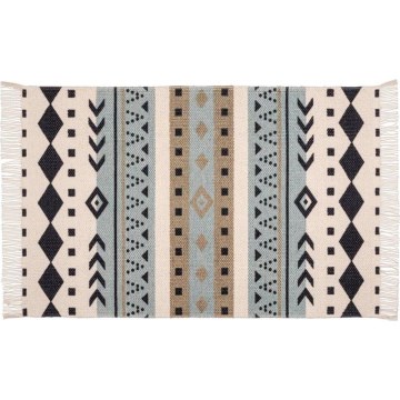 WENKO 25277100-Matto kierrätetystä puuvillasta 80x50 cm, monivärinen