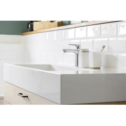 WENKO 25294100 - Saippuapumppu ROTELLO 8,9x12,7 cm valkoinen/ruskea