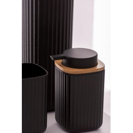 WENKO 25298100 - Saippuapumppu ROTELLO 8,9x12,7 cm musta/ruskea