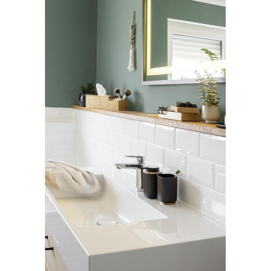 WENKO 25298100 - Saippuapumppu ROTELLO 8,9x12,7 cm musta/ruskea