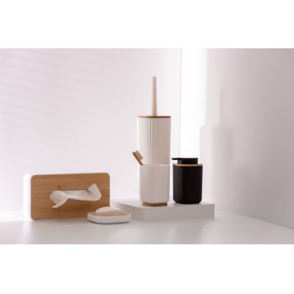 WENKO 25318100 - Kosmetiikkarasia ROTELLO 24x12,7 cm valkoinen/ruskea