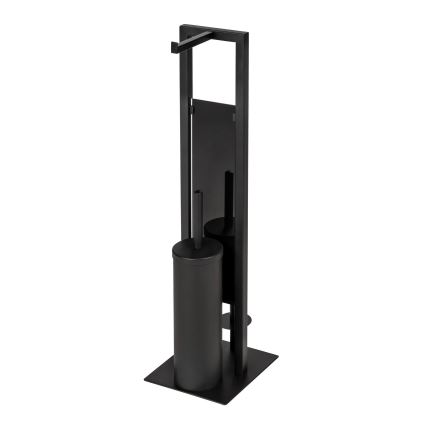 WENKO 25400100 - WC-harja RIVALTA 18x70 cm musta