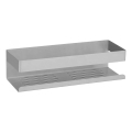 WENKO 25425100-TURBO-LOC GENOVA MATT hylly 30x10,5 cm hopeanvärinen