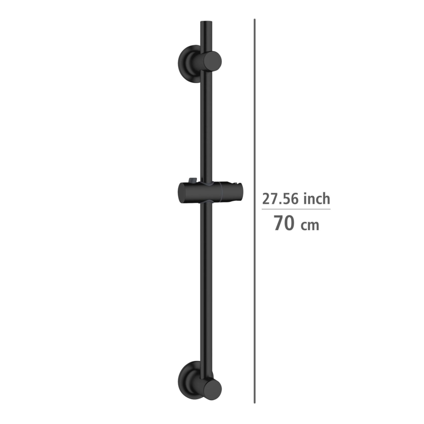 WENKO 25463100 - Suihkutanko LIBERTÀ 70 cm musta