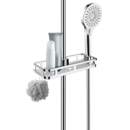 WENKO 25490100 - Hylly LIBERTÀ 28,5x11,5 cm kiillotettu kromi