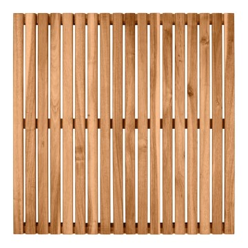 WENKO 25522100 - ACACIA-ovimatto 55x55 cm ruskea