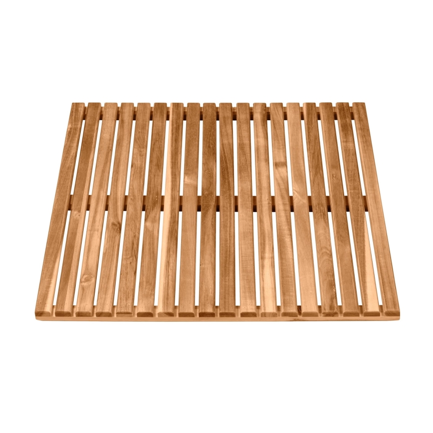 WENKO 25522100 - ACACIA-ovimatto 55x55 cm ruskea