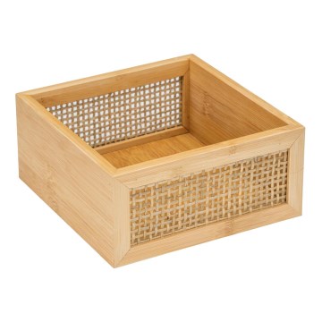 WENKO 25601100 - ALLEGRE kylpyammeen tarjotin 15x7 cm ruskea