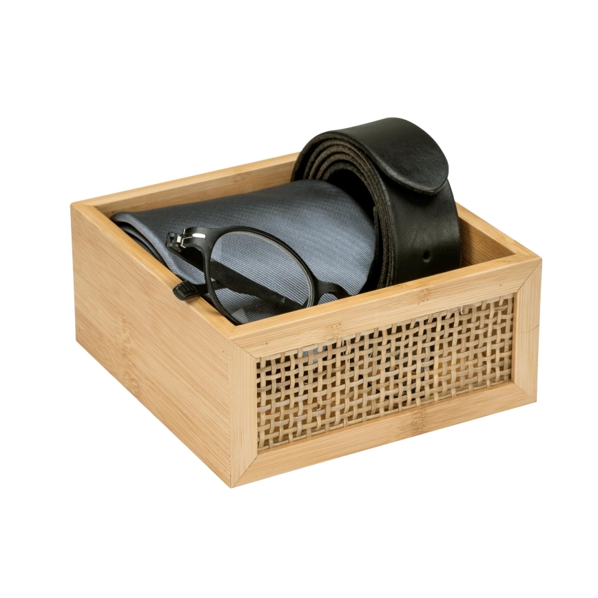 WENKO 25601100 - ALLEGRE kylpyammeen tarjotin 15x7 cm ruskea