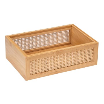 WENKO 25602100 - Kylpyammeen tarjotin ALLEGRE 22x15 cm ruskea