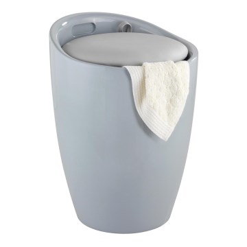 WENKO 25625100 - Jakkara CANDY 36x50,5 cm harmaa/musta