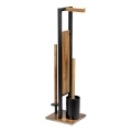 WENKO 25784100 - WC-setti RIVALTA 18x70 cm ruskea/musta