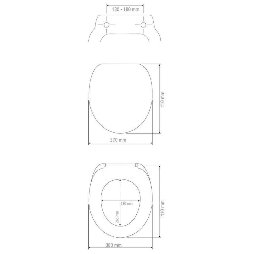 WENKO 25792100 - WC-istuin PRIMA 37x41 cm keltainen/hopea