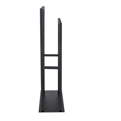 WENKO 26056100 - Pyyheteline RIVALTA 46x80 cm ruostumaton teräs/musta