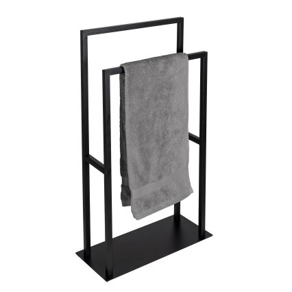 WENKO 26056100 - Pyyheteline RIVALTA 46x80 cm ruostumaton teräs/musta