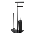 WENKO 26060100 - WC-setti COSENZA 32,5x72 cm musta