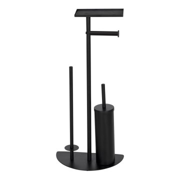 WENKO 26060100 - WC-setti COSENZA 32,5x72 cm musta