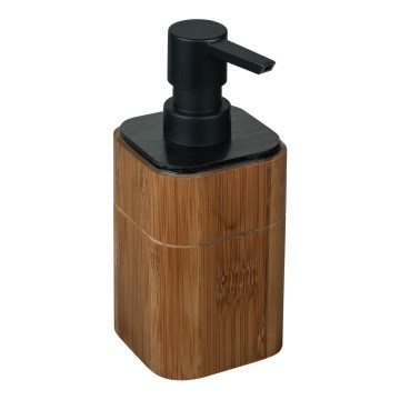 WENKO 26102100 - Saippua-annostelija SERRO 7,5x16,5 cm ruskea/musta