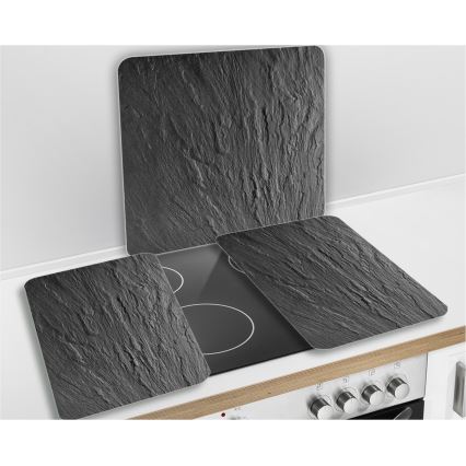 WENKO 2712984500 - Peitelevy NEUTRAL 56x50 cm musta/läpinäkyvä