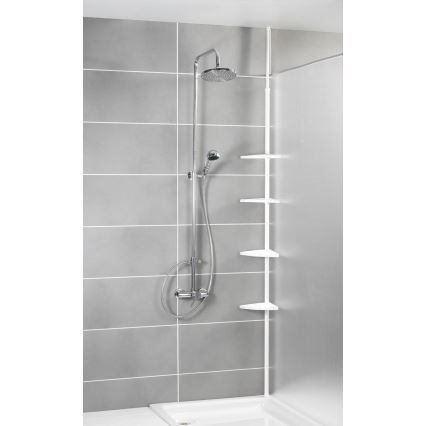 WENKO 3201010100 - Kulmaelementti COMPACT 26x195 cm valkoinen