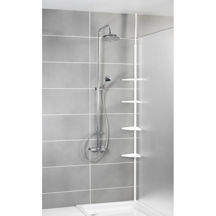 WENKO 3201010100 - Kulmaelementti COMPACT 26x195 cm valkoinen