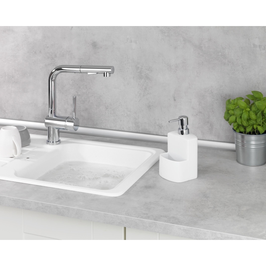 WENKO 3620115100 - Saippuapumppu FESTIVAL 10x18 cm valkoinen