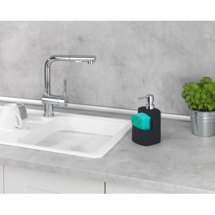 WENKO 3620117800 - Saippuapumppu FESTIVAL 10x18 cm musta