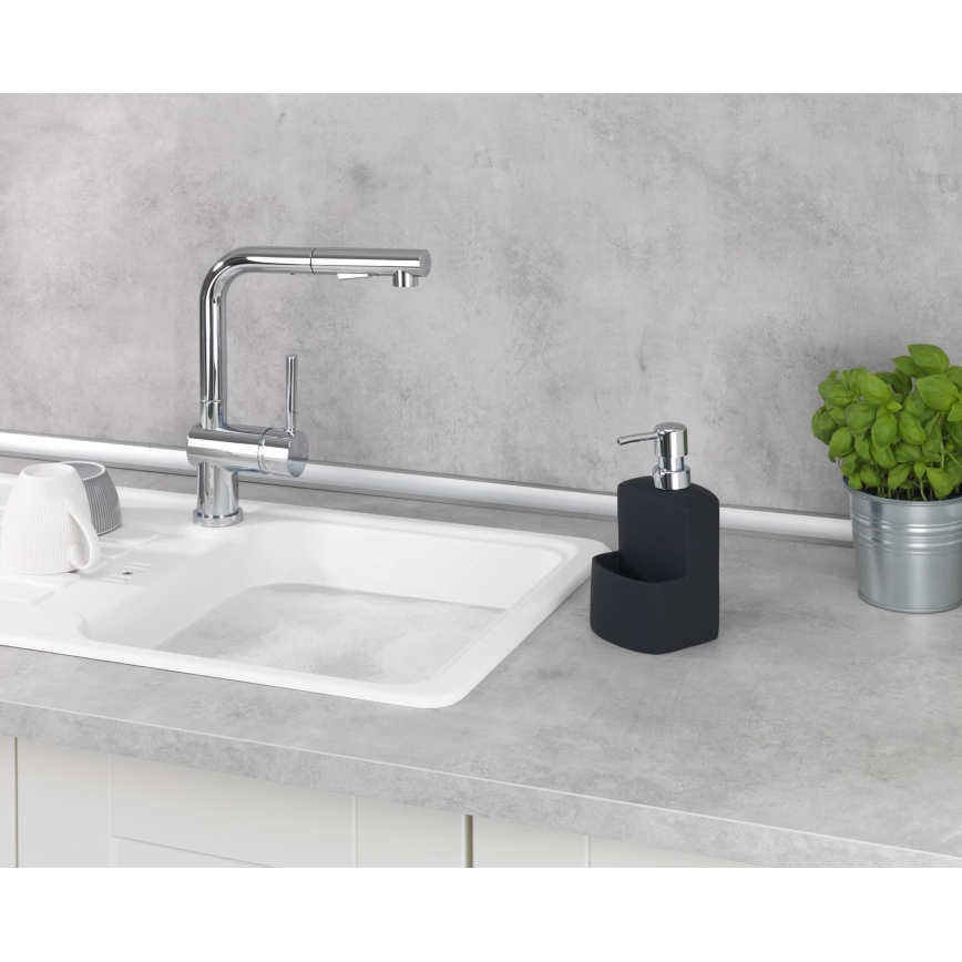 WENKO 3620117800 - Saippuapumppu FESTIVAL 10x18 cm musta