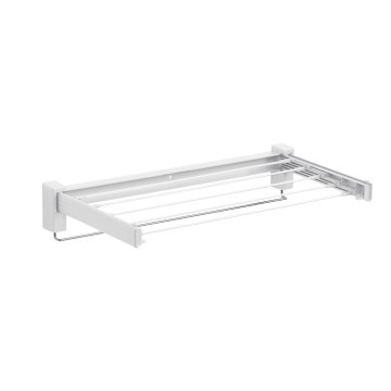 WENKO 3770013100 - Pyykinkuivausteline BUTTERFLY 70x13,5 cm hopea/valkoinen