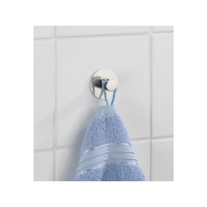 WENKO 4466420100-SAVONA-koukku 5x2 cm ruostumaton teräs/hopeanvärinen