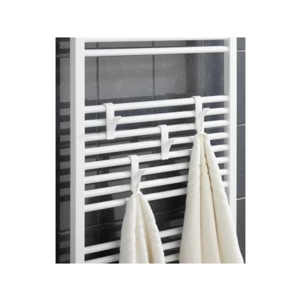 WENKO 4468160100-Koukut 2,5x10,5 cm valkoinen