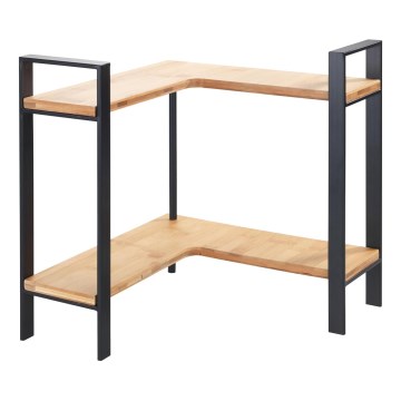 WENKO 53028100 - LOU-hylly 30x33 cm musta/ruskea