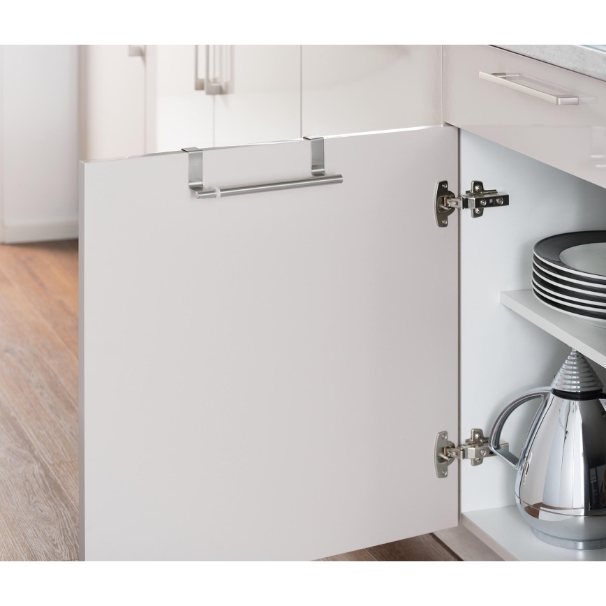 WENKO 53245100 - Pyyheteline TELESCOPE 7x6 cm hopea/musta