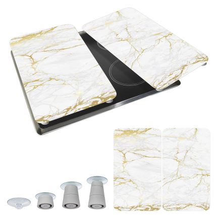 WENKO 53901100 - Liesikansi 30x52 cm valkoinen/harmaa/läpinäkyvä