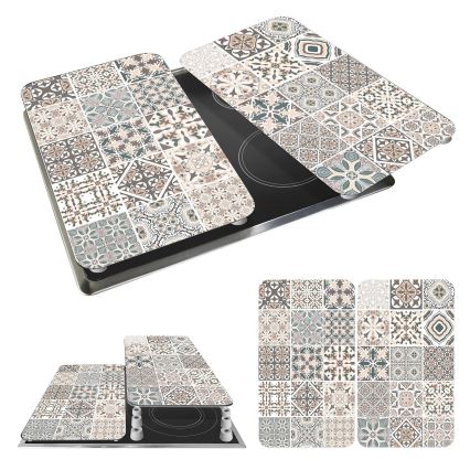 WENKO 53904100 - Keittotason suojakansi 30x52 cm monivärinen/harmaa/läpinäkyvä