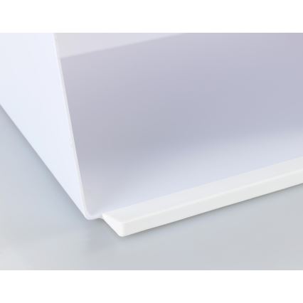 WENKO 54099100 - KUBO-leipälaatikko 35x26,5 cm valkoinen/ruskea