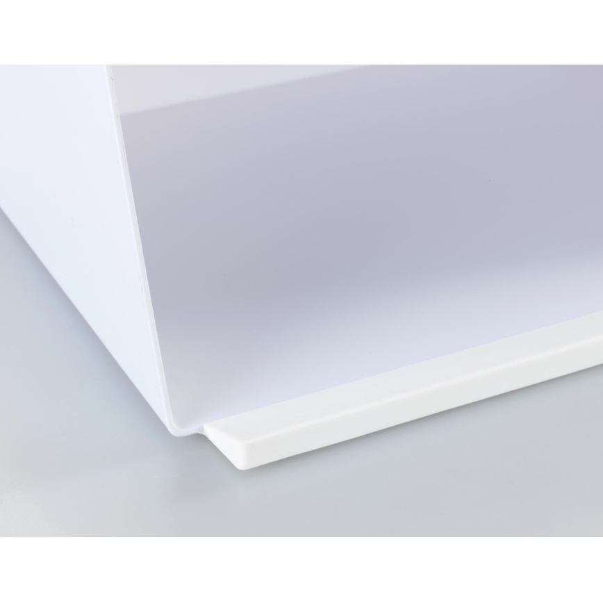 WENKO 54099100 - KUBO-leipälaatikko 35x26,5 cm valkoinen/ruskea