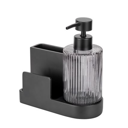 WENKO 54654100 - PINA-järjestäjä 16x17 cm musta