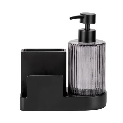 WENKO 54654100 - PINA-järjestäjä 16x17 cm musta