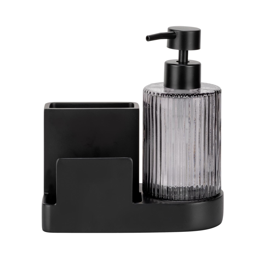 WENKO 54654100 - PINA-järjestäjä 16x17 cm musta