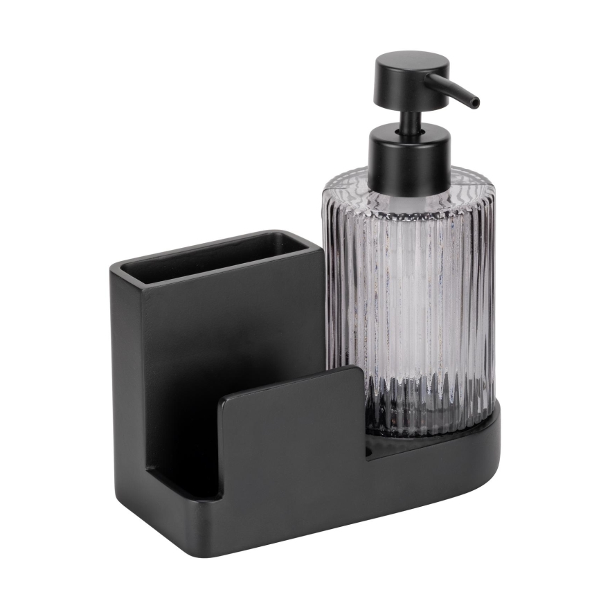 WENKO 54654100 - PINA-järjestäjä 16x17 cm musta