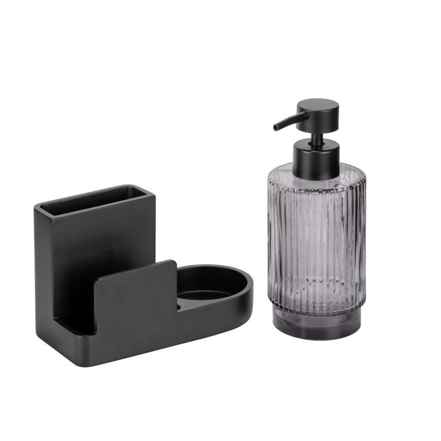 WENKO 54654100 - PINA-järjestäjä 16x17 cm musta