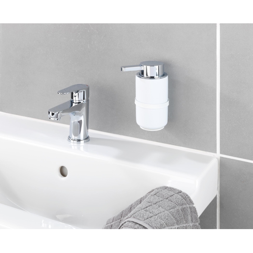 WENKO 54655100 - Saippuapumppu WOYA 250 ml valkoinen/kiiltävä kromi