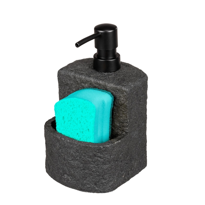 WENKO 54667100 - Saippuapumppu FESTIVAL 10,5x18 cm musta