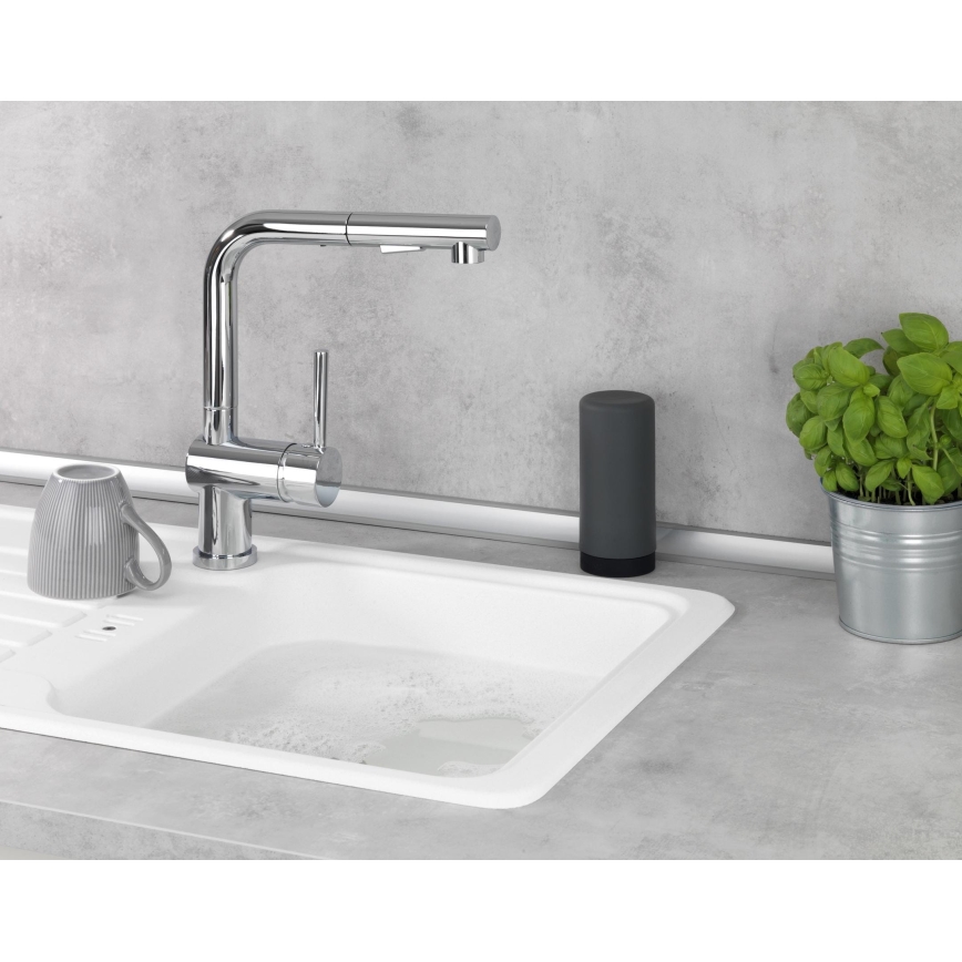 WENKO 54680100 - Annostelija EASY SQUEEZ-E 6x14 cm harmaa/musta