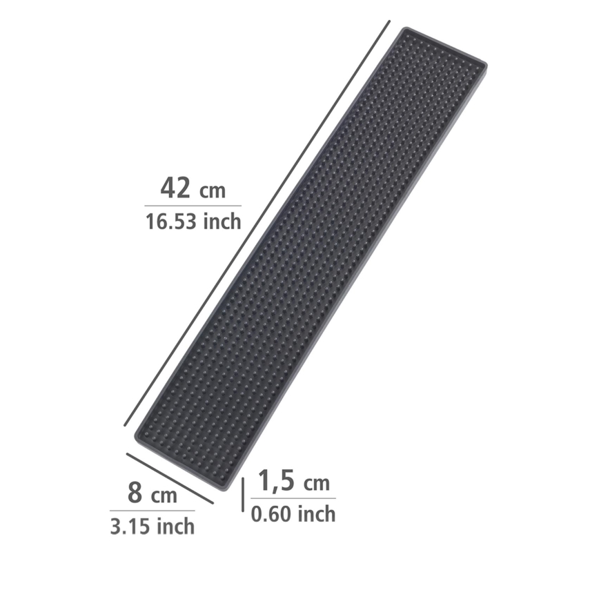 WENKO 54700100 - Valutusalusta 42x8 cm musta